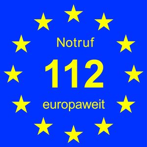 Zum Tag des Notrufs am 11. Februar werben Feuerwehr, Rettungsdienst und Polizei für den europaweiten Notruf 112. (Nachweis: Europe Direct Stuttgart)