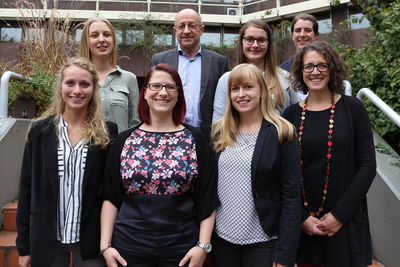 ber ein erfolgreiches Projekt und eine gelungene Veranstaltung freute sich das Team des PNO (hinten, v.l.n.r.): Barbara Schwei (Zentrale Projektassistenz PNO), Ullrich Bttinger (Leiter PNO), Maja Hanser (Regionale Prventionsbeauftragte (RPB) Offenburg