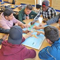 Schler der VABO an den Gewerblichen Schulen Offenburg