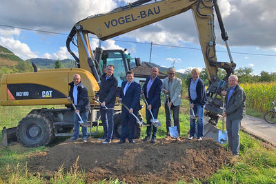 Spatenstich Radweg Durbach-Unterweiler