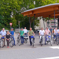 Teilnehmer der Stadtradel-Tour am 10.September