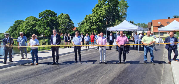 Draveilbrücke Verkehrsfreigabe