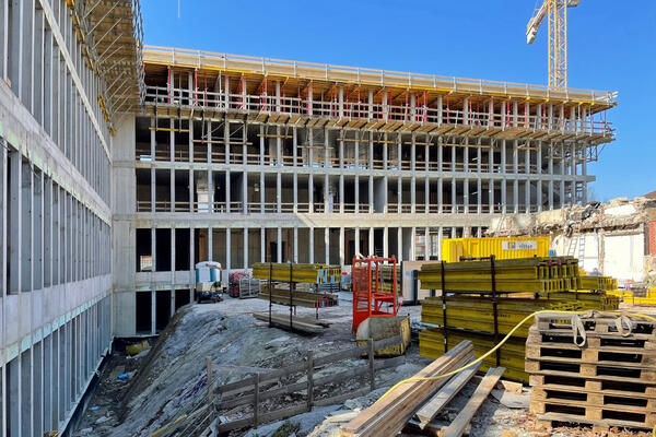Schulneubau Gewerbeschule_Innenhof