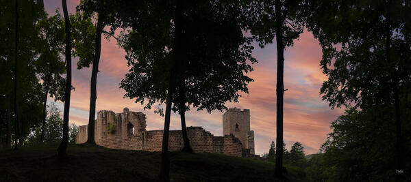 Burgruine Wangenbourg in Wangenbourg-Engenthal