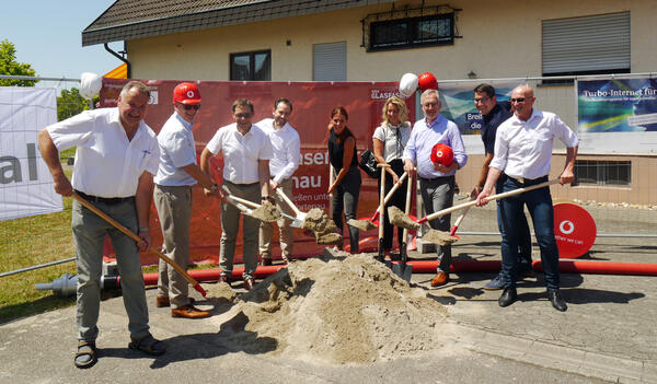 Startschuss Glasfaserausbau Achern