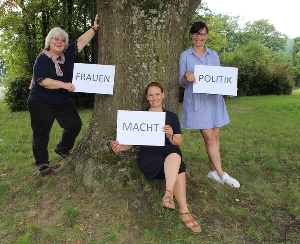 Die Gleichstellungsbeauftragten Heike Gutmann (Landkreis Breisgau-Hochschwarzwald), Yvonne Baum (Landkreis Emmendingen) und Carina Klemm (Ortenaukreis)