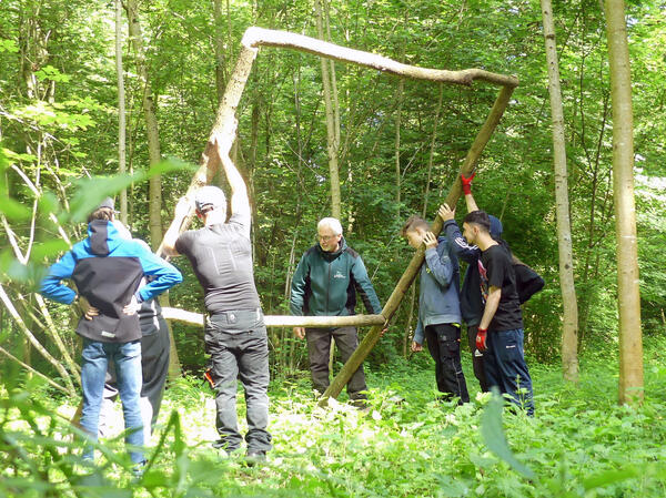 Holzrahmen_Waldbibliothek