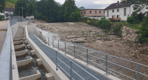 Fischtreppe an der Acher (2024) durch die Stadt Achern