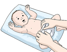 Baby wickeln